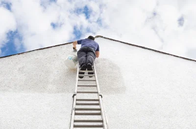 Peinture extérieure à Saunières — façades et ravalement